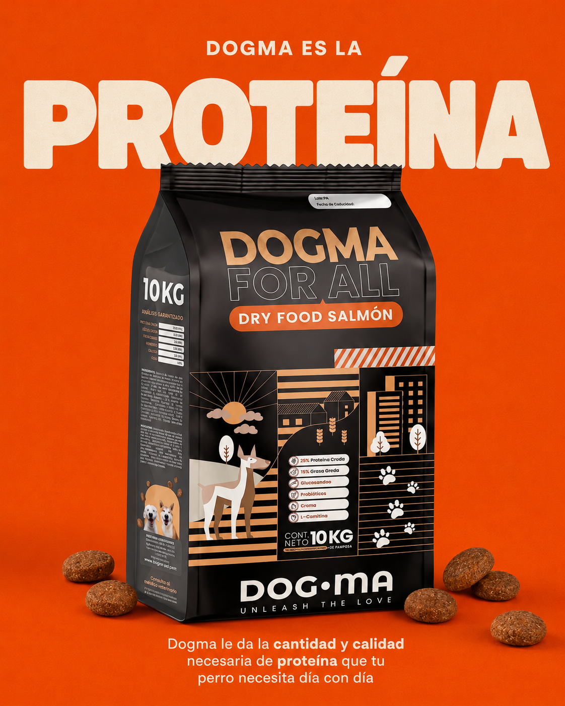 Croquetas DOGMA 10kg para Perros Adultos y Senior | Salmón y Alta Digestibilidad