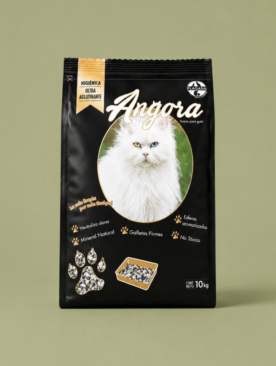 Angora arena superpremium para gato olor lavanda 5kg