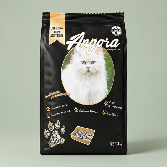 Angora arena superpremium para gato olor lavanda 5kg