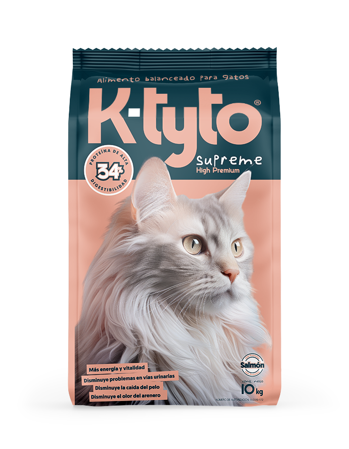 Ktyto croquetas Super Premium para gato proteína de salmón- 10kg